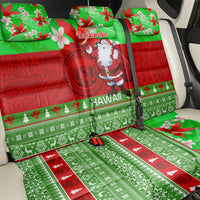 Personalised Hawaii Christmas Back Car Seat Cover Mele Kalikimaka Hawaiian Santa Tropical Vibes LT14 - Polynesian Pride