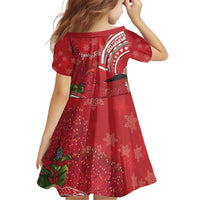 Personalized Mele Kalikimaka Hawaii Family Matching Off Shoulder Short Dress and Hawaiian Shirt I'iwi Bird With Ohia Lehua - Red Color LT14 - Polynesian Pride