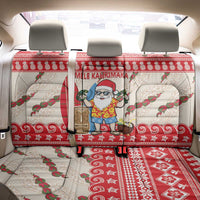 Hawaii Christmas Six Seven Back Car Seat Cover Mele Kalikimaka Funny Santa 67 Gen Alpha Slang LT14 - Polynesian Pride