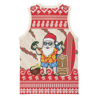 Hawaii Christmas Six Seven Basketball Jersey Mele Kalikimaka Funny Santa 67 Gen Alpha Slang LT14 - Polynesian Pride