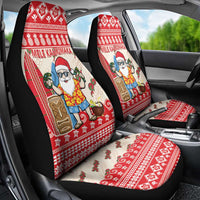 Hawaii Christmas Six Seven Car Seat Cover Mele Kalikimaka Funny Santa 67 Gen Alpha Slang LT14 - Polynesian Pride