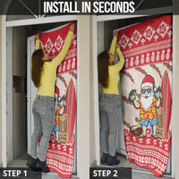 Hawaii Christmas Six Seven Door Cover Mele Kalikimaka Funny Santa 67 Gen Alpha Slang LT14 - Polynesian Pride