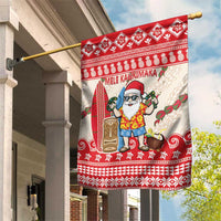 Hawaii Christmas Six Seven Garden Flag Mele Kalikimaka Funny Santa 67 Gen Alpha Slang LT14 House Flag Red - Polynesian Pride