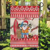 Hawaii Christmas Six Seven Garden Flag Mele Kalikimaka Funny Santa 67 Gen Alpha Slang LT14 Garden Flag Red - Polynesian Pride