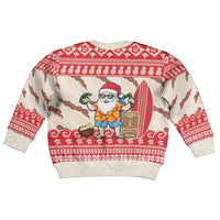 Hawaii Christmas Six Seven Kid Ugly Christmas Sweater Mele Kalikimaka Funny Santa 67 Gen Alpha Slang LT14 - Polynesian Pride