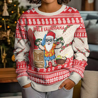 Hawaii Christmas Six Seven Kid Ugly Christmas Sweater Mele Kalikimaka Funny Santa 67 Gen Alpha Slang LT14 - Polynesian Pride