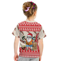 Hawaii Christmas Six Seven Kid T Shirt Mele Kalikimaka Funny Santa 67 Gen Alpha Slang LT14 - Polynesian Pride