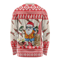 Hawaii Christmas Six Seven Long Sleeve Shirt Mele Kalikimaka Funny Santa 67 Gen Alpha Slang LT14 - Polynesian Pride