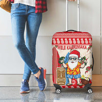 Hawaii Christmas Six Seven Luggage Cover Mele Kalikimaka Funny Santa 67 Gen Alpha Slang LT14 - Polynesian Pride