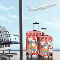 Hawaii Christmas Six Seven Luggage Cover Mele Kalikimaka Funny Santa 67 Gen Alpha Slang LT14 - Polynesian Pride