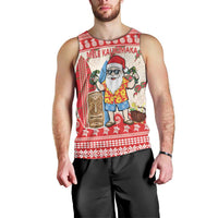 Hawaii Christmas Six Seven Men Tank Top Mele Kalikimaka Funny Santa 67 Gen Alpha Slang LT14 - Polynesian Pride