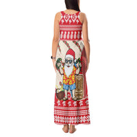 Hawaii Christmas Six Seven Tank Maxi Dress Mele Kalikimaka Funny Santa 67 Gen Alpha Slang LT14 - Polynesian Pride