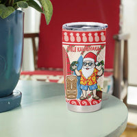 Hawaii Christmas Six Seven Tumbler Cup Mele Kalikimaka Funny Santa 67 Gen Alpha Slang LT14 - Polynesian Pride