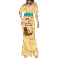 Aloha Hawaii Mele Kalikimaka Mermaid Dress Beachy Funny Santa Hawaiian Lei LT14 - Polynesian Pride