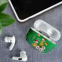 New Zealand Kakapo Christmas AirPods Case Owl Parrot Santa Sliver Fern Manuka - Green LT14 - Polynesian Pride