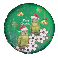 New Zealand Kakapo Christmas Spare Tire Cover Owl Parrot Santa Sliver Fern Manuka - Green LT14 - Polynesian Pride