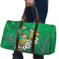 New Zealand Kakapo Christmas Travel Bag Owl Parrot Santa Sliver Fern Manuka - Green LT14 - Polynesian Pride
