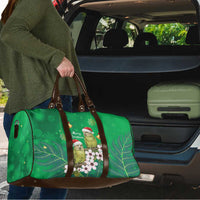 New Zealand Kakapo Christmas Travel Bag Owl Parrot Santa Sliver Fern Manuka - Green LT14 - Polynesian Pride
