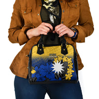 Nauru Independence Day Shoulder Handbag Repubrikin Naoero Polynesian Pattern LT14 - Polynesian Pride