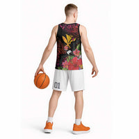 Hawaii Iwa Bird Basketball Jersey Great Frigatebird Kanaka Tropical Hippie Style LT14 - Polynesian Pride