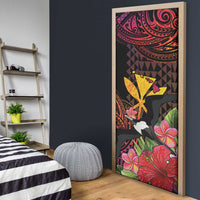 Hawaii Iwa Bird Door Cover Great Frigatebird Kanaka Tropical Hippie Style LT14 - Polynesian Pride