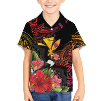 Hawaii Iwa Bird Hawaiian Shirt Great Frigatebird Kanaka Tropical Hippie Style LT14 - Polynesian Pride