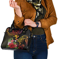 Hawaii Iwa Bird Shoulder Handbag Great Frigatebird Kanaka Tropical Hippie Style - Polynesian Pride