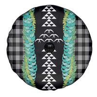 Black Palaka Hawaii Iwa Bird Spare Tire Cover Hawaiian Kakau Jade Vine Lei LT14 - Polynesian Pride