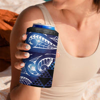 Matariki New Zealand 4 in 1 Can Cooler Tumbler NZ Niho Taniwha Maori New Year Blue Galaxy LT14 - Polynesian Pride
