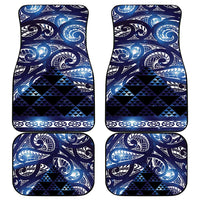 Matariki New Zealand Car Mats NZ Niho Taniwha Maori New Year Blue Galaxy