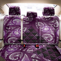 Matariki New Zealand Back Car Seat Cover NZ Niho Taniwha Maori New Year Purple Galaxy LT14 - Polynesian Pride
