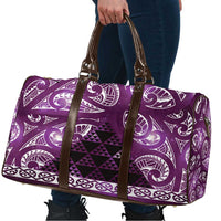 Matariki New Zealand Travel Bag NZ Niho Taniwha Maori New Year Purple Galaxy LT14 - Polynesian Pride
