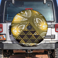 Matariki New Zealand Spare Tire Cover NZ Niho Taniwha Maori New Year Yellow Galaxy LT14 Yellow - Polynesian Pride
