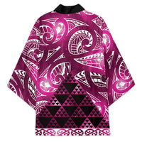 Matariki New Zealand Kimono NZ Niho Taniwha Maori New Year Pink Galaxy