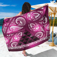 Matariki New Zealand Sarong NZ Niho Taniwha Maori New Year Pink Galaxy