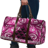 Matariki New Zealand Travel Bag NZ Niho Taniwha Maori New Year Pink Galaxy LT14 - Polynesian Pride
