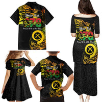 Personalised Vanuatu 678 Family Matching Puletasi and Hawaiian Shirt Proud To Be A Ni-Van LT14 - Polynesian Pride