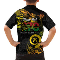 Personalised Vanuatu 678 Family Matching Summer Maxi Dress and Hawaiian Shirt Proud To Be A Ni-Van LT14 - Polynesian Pride