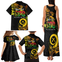 Personalised Vanuatu 678 Family Matching Tank Maxi Dress and Hawaiian Shirt Proud To Be A Ni-Van LT14 - Polynesian Pride