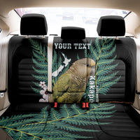 Personalised New Zealand Kakapo Back Car Seat Cover Aotearoa Fern With Manuka LT14 - Polynesian Pride