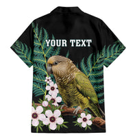 Personalised New Zealand Kakapo Family Matching Mermaid Dress and Hawaiian Shirt Aotearoa Fern With Manuka LT14 - Polynesian Pride