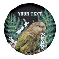 Personalised New Zealand Kakapo Spare Tire Cover Aotearoa Fern With Manuka LT14 - Polynesian Pride