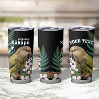 Personalised New Zealand Kakapo Tumbler Cup Aotearoa Fern With Manuka LT14 - Polynesian Pride