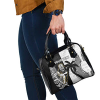 Custom Fiji And New Zealand Rugby Shoulder Handbag Aotearoa Silver Fern Mix Fijian Tapa Pattern LT14 - Polynesian Pride