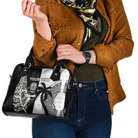 Custom Fiji And New Zealand Rugby Shoulder Handbag Aotearoa Silver Fern Mix Fijian Tapa Pattern LT14 - Polynesian Pride