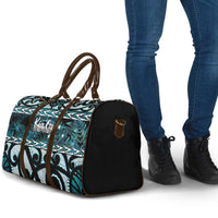 Kia Ora New Zealand Travel Bag Aotearoa Proud Maori Paua Shell Silver Fern LT14 - Polynesian Pride