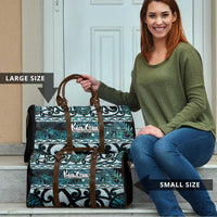 Kia Ora New Zealand Travel Bag Aotearoa Proud Maori Paua Shell Silver Fern LT14 - Polynesian Pride
