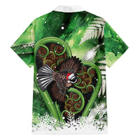 Piwakawaka New Zealand Christmas In July Hawaiian Shirt NZ Aroha Koru Fern Marble Vibes LT14 - Polynesian Pride