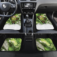 Kakapo New Zealand Christmas In July Car Mats NZ Aroha Koru Fern Marble Vibes LT14 Set 4pcs Green - Polynesian Pride