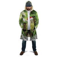 Kakapo New Zealand Christmas In July Cloak NZ Aroha Koru Fern Marble Vibes LT14 - Polynesian Pride